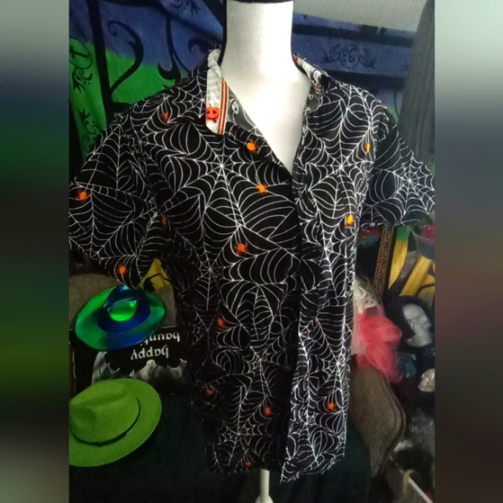 Halloween Gothic Spider Web shirt